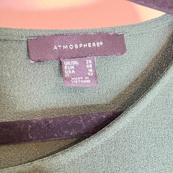 Atmosphere Green Dress - Size US 16 - Picture 2 of 3